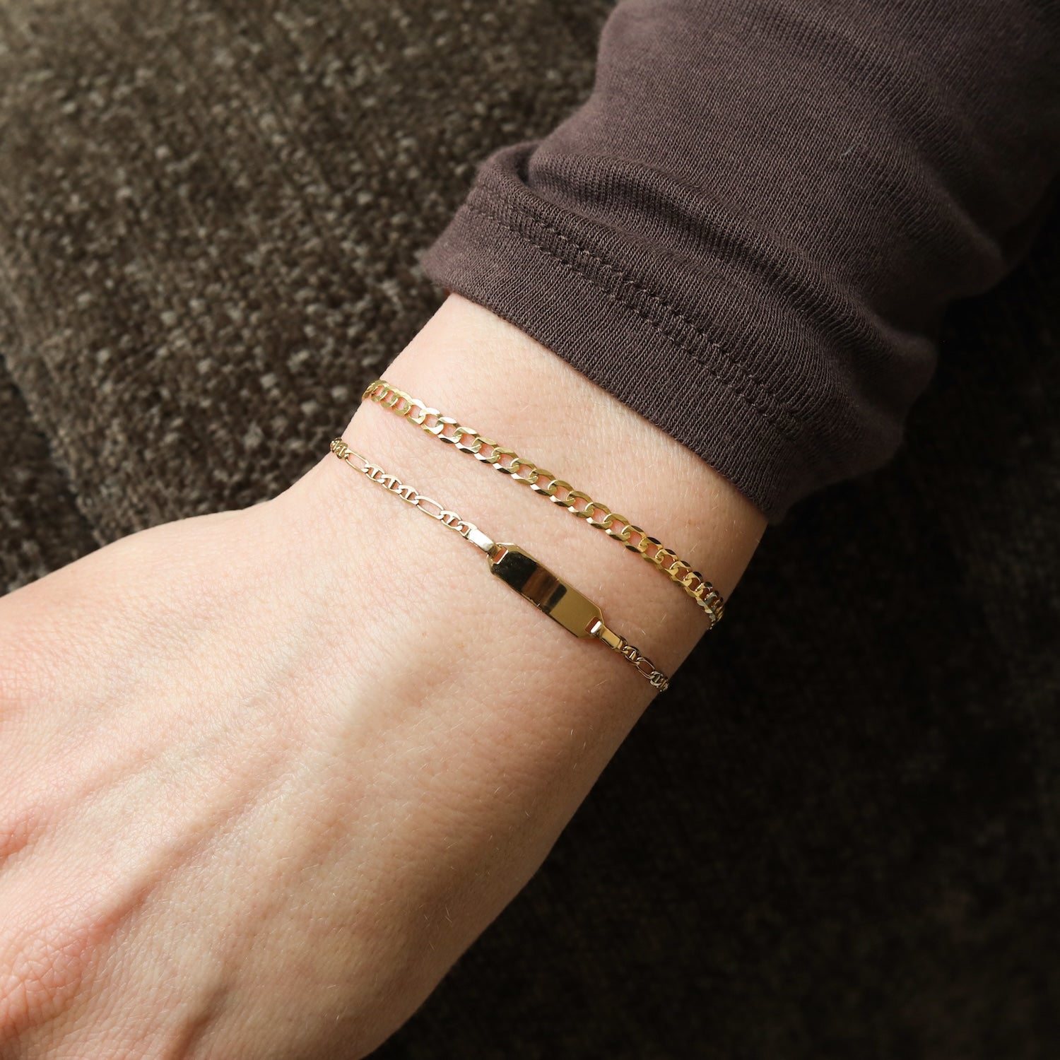 14K Gouden armband | Gourmet 3.3 mm | 19 cm
